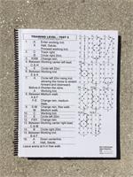 BIG PRINT Dressage Test Book  (LAMINATED) NEW 2023 tests (shipping in October)